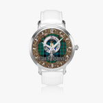 Scottish Kirkpatrick Celtic Circle Silver Automatic Watch Size 46mm