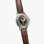 Scottish Beveridge Celtic Circle Silver Automatic Watch Size 46mm
