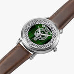 Scottish Wilson surname last name tartan crest Silver Automatic Watch Size 46mm