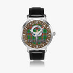Scottish Muirhead Celtic Circle Silver Automatic Watch Size 46mm