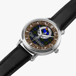 Scottish Newlands Celtic Circle Silver Automatic Watch Size 46mm