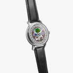 Anderson Scottish Clan Tartan Crest Badge Silver Automatic Watch Size 46mm