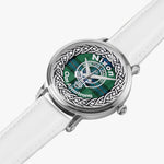 Nixon Scottish Clan Tartan Crest Badge Silver Automatic Watch Size 46mm