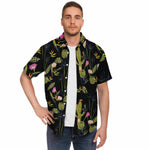 Men Hawaiian Shirt Men Hawaiian Shirt Beautiful Dark Summmer night Seamless Hawaiian Men Short Sleeve Shirt