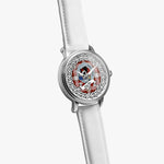 MacFie Scottish Clan Tartan Crest Badge Silver Automatic Watch Size 46mm