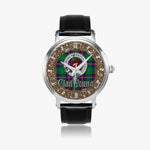 Scottish Young Celtic Circle Silver Automatic Watch Size 46mm