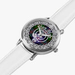 Scottish Blair Clan Tartan Badge Silver Automatic Watch Size 46mm