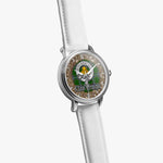 Scottish Pringle Celtic Circle Silver Automatic Watch Size 46mm