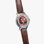 Scottish Carr surname Scottish Clan Tartan Badge Silver Automatic Watch Size 46mm