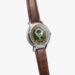 Scottish Bisset Celtic Circle Silver Automatic Watch Size 46mm