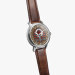 Scottish MacDuff Celtic Circle Silver Automatic Watch Size 46mm