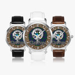 Scottish Hope Celtic Circle Silver Automatic Watch Size 46mm