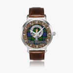Scottish Paterson Celtic Circle Silver Automatic Watch Size 46mm
