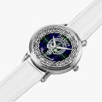 Turner Scottish Clan Tartan Crest Badge Silver Automatic Watch Size 46mm