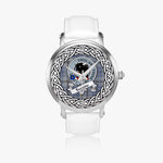 Tweedie Scottish Clan Tartan Crest Badge Silver Automatic Watch Size 46mm