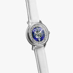Macneil Scottish Clan Tartan Crest Badge Silver Automatic Watch Size 46mm