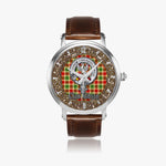 Scottish Gibson Celtic Circle Silver Automatic Watch Size 46mm
