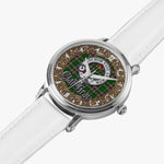 Scottish Gray Celtic Circle Silver Automatic Watch Size 46mm