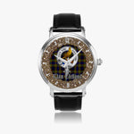 Scottish Clelland Celtic Circle Silver Automatic Watch Size 46mm