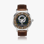 Scottish Gunn Celtic Circle Silver Automatic Watch Size 46mm