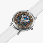 Scottish Stirling Celtic Ring Silver Automatic Watch Size 46mm