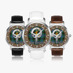 Scottish Davidson Celtic Circle  Silver Automatic Watch Size 46mm