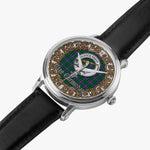 Scottish Carmichael Celtic Circle Silver Automatic Watch Size 46mm