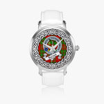Scottish Burnett Celtic Circle Silver Automatic Watch Size 46mm
