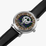 Scottish Hunter Celtic Circle Silver Automatic Watch Size 46mm