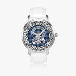 MacNeill Of Barra Scottish Clan Tartan Crest Badge Silver Automatic Watch Size 46mm