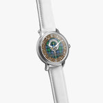 Scottish Morrison Celtic Circle Silver Automatic Watch Size 46mm