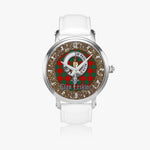 Scottish Erskine Celtic Circle Silver Automatic Watch Size 46mm