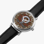 Scottish MacIntyre Celtic Circle Silver Automatic Watch Size 46mm