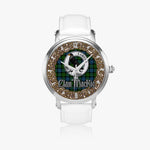 Scottish MacKie Celtic Circle Silver Automatic Watch Size 46mm