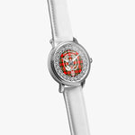 Scottish MacGill Clan Tartan Crest Badge Silver Automatic Watch Size 46mm