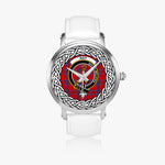 Rait Scottish Clan Tartan Crest Badge Silver Automatic Watch Size 46mm