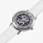 Spalding Scottish Clan Tartan Crest Badge Silver Automatic Watch Size 46mm