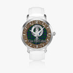 Scottish MacCallum Celtic Circle Silver Automatic Watch Size 46mm