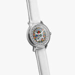 Buchanan Scottish Clan Tartan Crest Badge Silver Automatic Watch Size 46mm
