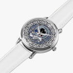 Tweedie Scottish Clan Tartan Crest Badge Silver Automatic Watch Size 46mm