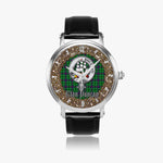 Scottish Duncan Celtic Circle Silver Automatic Watch Size 46mm