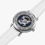Baird Scottish Clan Tartan Crest Badge Silver Automatic Watch Size 46mm