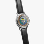 Scottish Pitcairn Celtic Circle Silver Automatic Watch Size 46mm