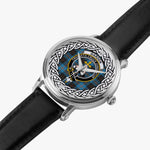 Garden Scottish Clan Tartan Crest Badge Silver Automatic Watch Size 46mm