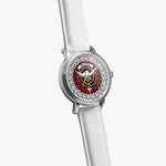 Belshes Scottish Clan Tartan Crest Badge Silver Automatic Watch Size 46mm