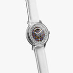Dalmahoy Scottish Clan Tartan Crest Badge Silver Automatic Watch Size 46mm