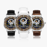 Scottish Muir Celtic Circle Silver Automatic Watch Size 46mm