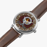 Scottish Gow Celtic Circle Silver Automatic Watch Size 46mm