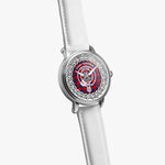 Haldane Clan Tartan Crest Badge Silver Automatic Watch Size 46mm