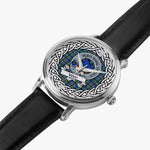 Weir Scottish Clan Tartan Crest Badge Silver Automatic Watch Size 46mm